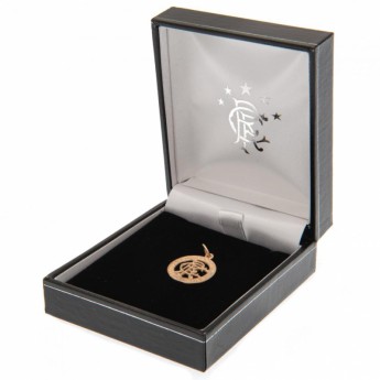 FC Rangers zlatý prívesok 9ct Gold Pendant Round Crest