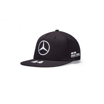Mercedes AMG Petronas čiapka flat šiltovka Lewis Hamilton black F1 Team 2020