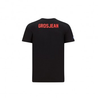 Haas F1 pánske tričko drivers Grosjean black F1 Team 2020