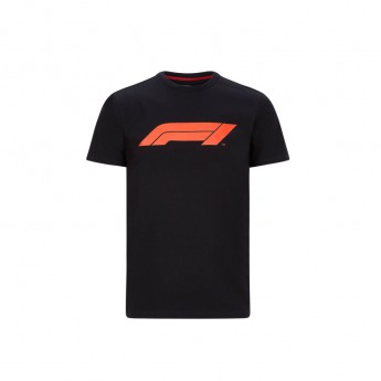 Formule 1 pánske tričko logo black 2020
