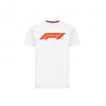 Formule 1 pánske tričko logo white 2020