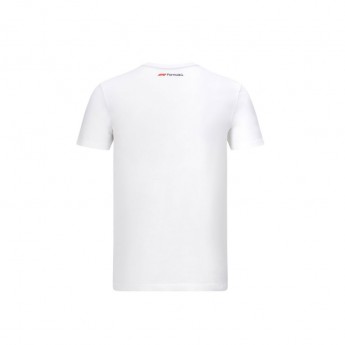 Formule 1 pánske tričko stripe white 2020