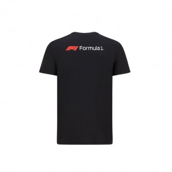 Formule 1 pánske tričko tech black 2020