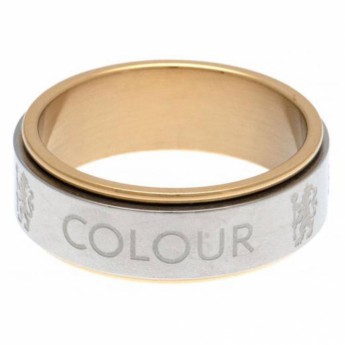 FC Chelsea prsteň Bi Colour Spinner Ring XXX-Large