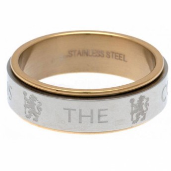 FC Chelsea prsteň Bi Colour Spinner Ring XXX-Large