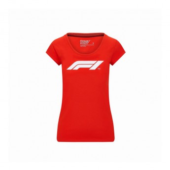 Formule 1 dámske tričko logo red 2020