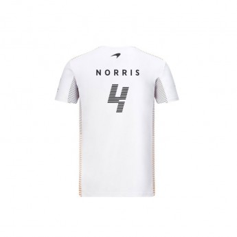 Mclaren Honda pánske tričko Lando Norris white F1 Team 2020