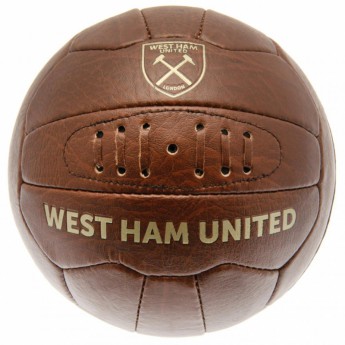 West Ham United futbalová lopta Faux Leather - size 5