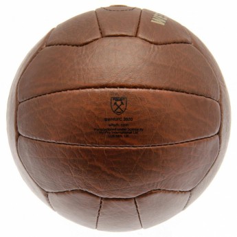 West Ham United futbalová lopta Faux Leather - size 5