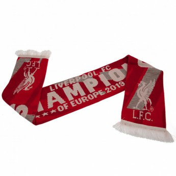 FC Liverpool zimný šál Champions Of Europe Scarf  RG