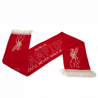 FC Liverpool zimný šál Champions Of Europe Scarf