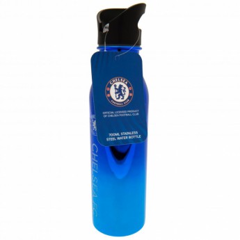 FC Chelsea fľaša na pitie UV Metallic