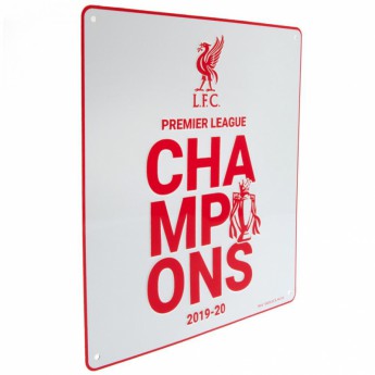 FC Liverpool ceduľa na stenu Premier League Champions WT