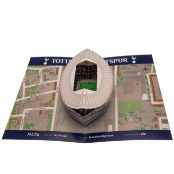 Tottenham narodeninové želanie 3D stadium pop-up inside