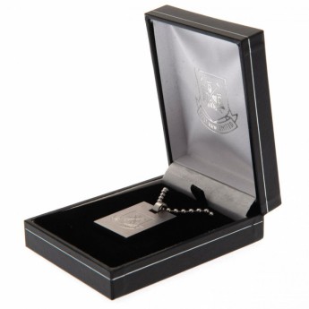 West Ham United retiazka na krk s psou známkou Dog Tag & Chain CT