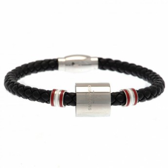 FC Liverpool kožený náramok Premier League Champions Leather Bracelet