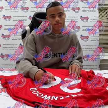 Legendy futbalový dres Manchester United Greenwood 2019-2020 Signed Shirt