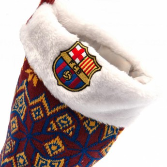 FC Barcelona vianočné pančuchy Ugly Knit Christmas Stocking