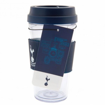 Tottenham cestovný hrnček Clear Grip Travel Mug