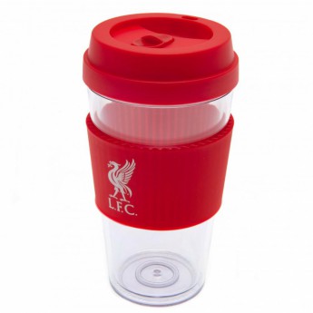 FC Liverpool cestovný hrnček Clear Grip Travel Mug LB