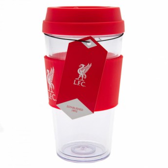 FC Liverpool cestovný hrnček Clear Grip Travel Mug LB