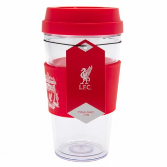 FC Liverpool cestovný hrnček Clear Grip Travel Mug CR