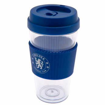 FC Chelsea cestovný hrnček Clear Grip Travel Mug