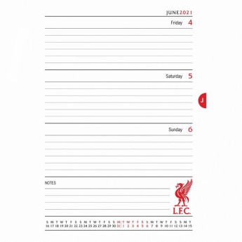 FC Liverpool diár A5 - 2021