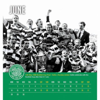 FC Celtic stolový kalendár 2021