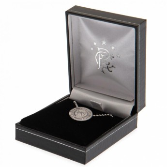 FC Rangers retiazka na krk s príveskom Stainless Steel Pendant & Chain