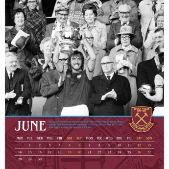 West Ham United stolový kalendár 2021