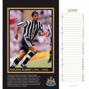 Newcastle United stolový kalendár 2021