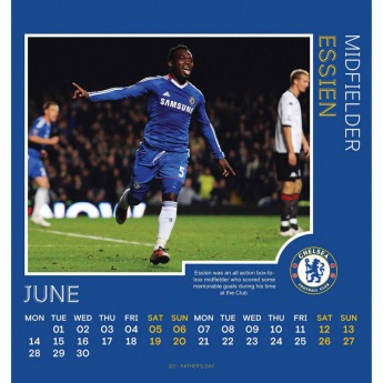 FC Chelsea stolový kalendár 2021