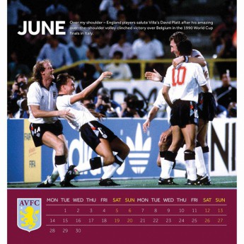 Aston Villa stolový kalendár 2021