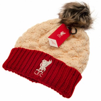 FC Liverpool zimná čiapka Bowline Ski Hat redwhite