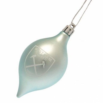 West Ham United vianočné ozdoby 3pk Vintage Bauble