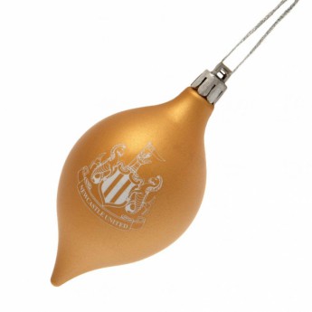 Newcastle United vianočné ozdoby 3pk Vintage Bauble