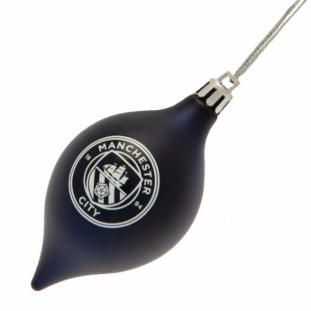 Manchester City vianočné ozdoby 3pk Vintage Bauble