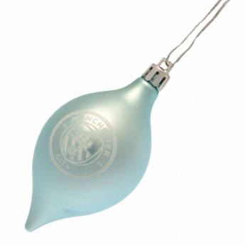 Manchester City vianočné ozdoby 3pk Vintage Bauble