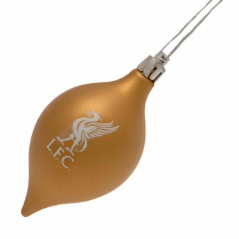 FC Liverpool vianočné ozdoby 3pk Vintage Bauble