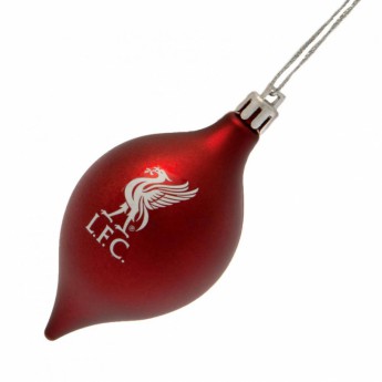 FC Liverpool vianočné ozdoby 3pk Vintage Bauble