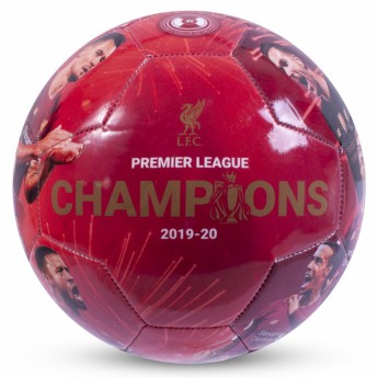 FC Liverpool futbalová lopta Premier League Champions Photo - size 5