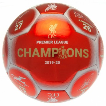 FC Liverpool futbalová lopta Premier League Champions Football Signature RW - size 5