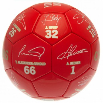 FC Liverpool futbalová lopta Premier League Champions Football Signature RG - size 5