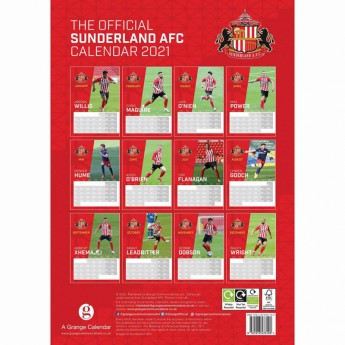 Sunderland kalendár 2021