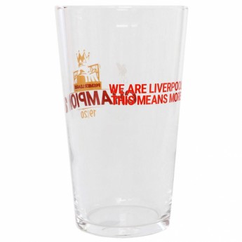 FC Liverpool poháre Premier League Champions Large Glass