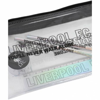 FC Liverpool školský set black and silver Stationery Set
