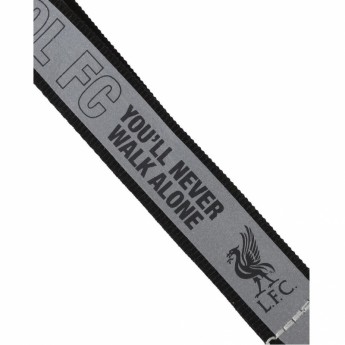 FC Liverpool šnúrka na krk s perom black and grey Lanyard Pen