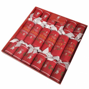 FC Liverpool vianočné sušienky 6 pcs Christmas Crackers