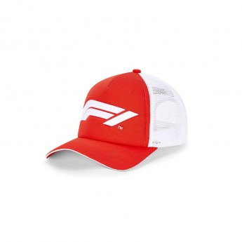 Formule 1 čiapka baseballová šiltovka Trucker red/white 2020
